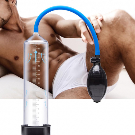 BOMBA DE ERECCION PARA EL PENE TRANSPARENTE