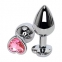 PLUG JOYA ANAL DE METAL CON CRISTAL