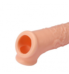 FUNDA EXTENSION PENE DE TACTO REAL +4cm