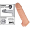 FUNDA EXTENSION PENE DE TACTO REAL +4cm