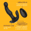 PROSTATICO VIBRADOR ROTADOR CON PERLAS,CONTROL REMOTO RECARGABLE