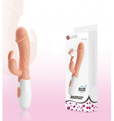 VIBRADOR SEMIREALISTICO CON ESTIMULACION DE CLITORIS