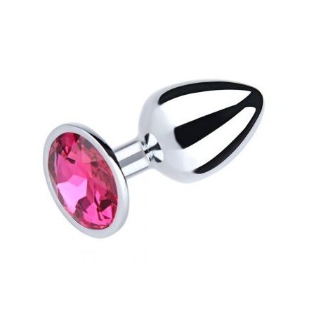 PLUG JOYA ANAL DE METAL DIAMOND ROSA