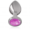 PLUG JOYA ANAL DE METAL DIAMOND ROSA