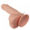  Pene realístico vibrador con ventosa. natural 21cm