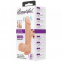  Pene realístico vibrador con ventosa. natural 21cm