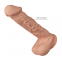  Pene realístico vibrador con ventosa. natural 26cm