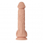  Pene realístico vibrador con ventosa. natural 26cm