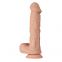  Pene realístico vibrador con ventosa. natural 26cm