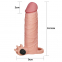 FUNDA PARA EL PENE CON VIBRACIÓN + 5 Cm