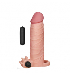 FUNDA PARA EL PENE CON VIBRACIÓN + 5 Cm