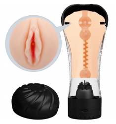  MASTURBADOR VIBRADOR VAGINA TACTO REAL 