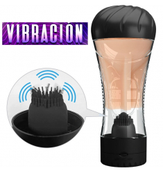  MASTURBADOR VIBRADOR VAGINA TACTO REAL 