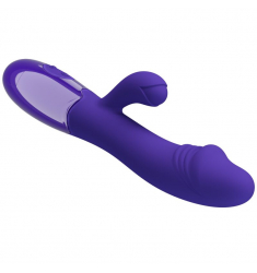 VIBRADOR & ESTIMULADOR RECARGABLE PURPURA