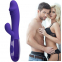 VIBRADOR & ESTIMULADOR RECARGABLE PURPURA