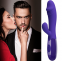 VIBRADOR & ESTIMULADOR RECARGABLE PURPURA