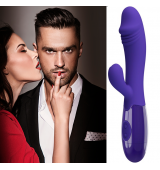 VIBRADOR & ESTIMULADOR RECARGABLE PURPURA