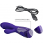 VIBRADOR & ESTIMULADOR RECARGABLE PURPURA