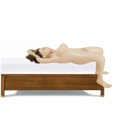 muñeca ultrarealista postura para cama CON VAGINA Y ANO