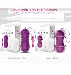 HUEVO CON CONTROL REMOTO,BOLAS ROTADORAS Y VIBRADORAS 