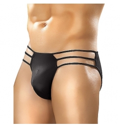 SLIP NEGRO CON TIRAS LATERALES