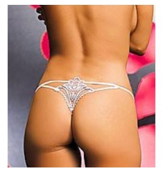 Luiza thong, tanga BLANCO