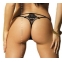 Luiza thong, tanga negro.